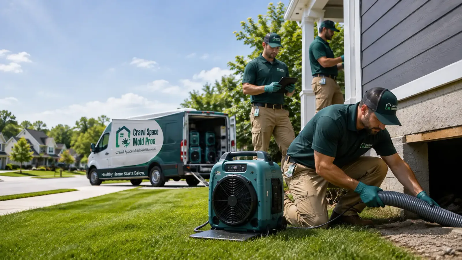 Crawl Space Mold Removal in West Point, VA